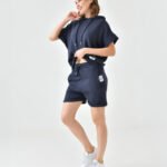 Crasia Sportif İki Parçalı Bermuda Şort & Sweat Takımı